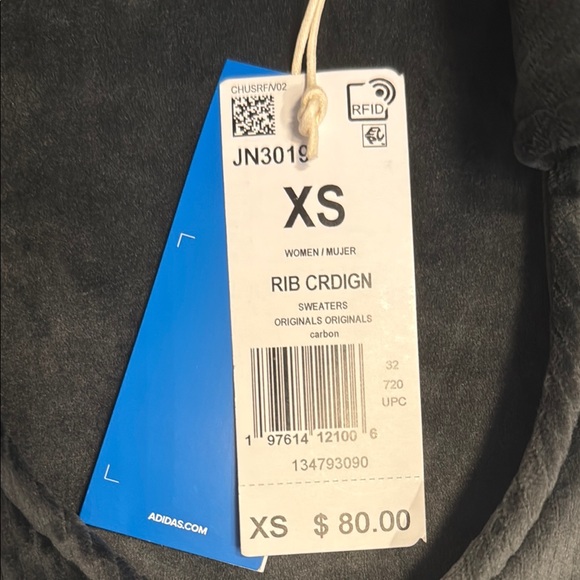 Adidas Velvet Bomber NWT - XS - Picture 5 of 6